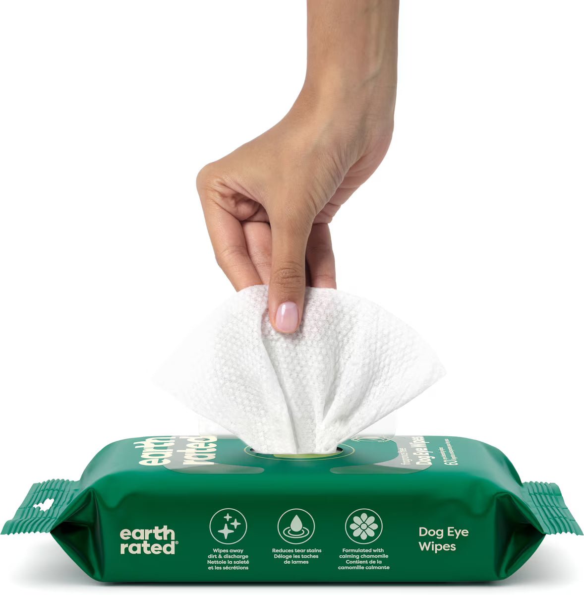 Earth Rated Dog Eye Cleansing Wipes 60ct