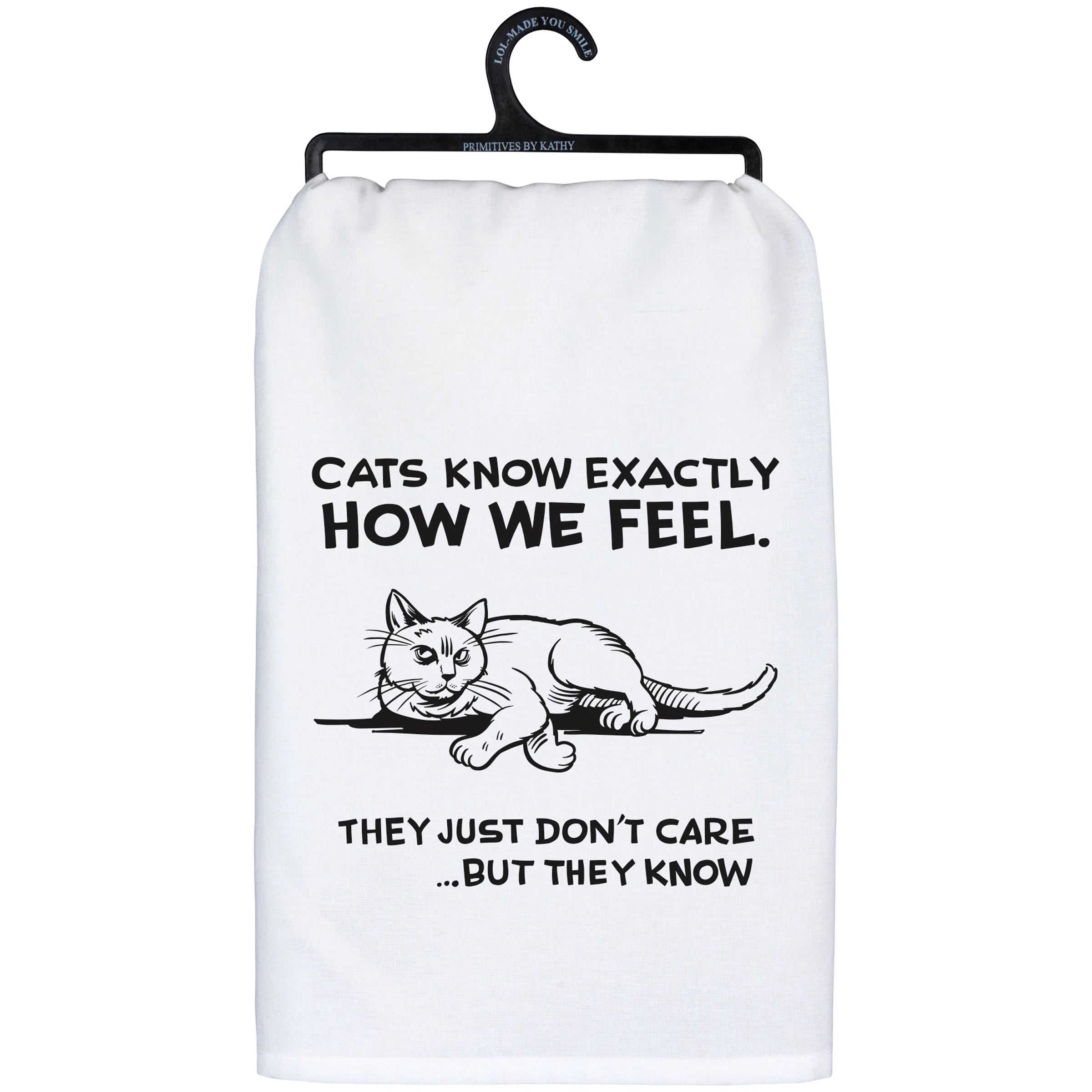 Cats Know How We Feel Kitchen Towel