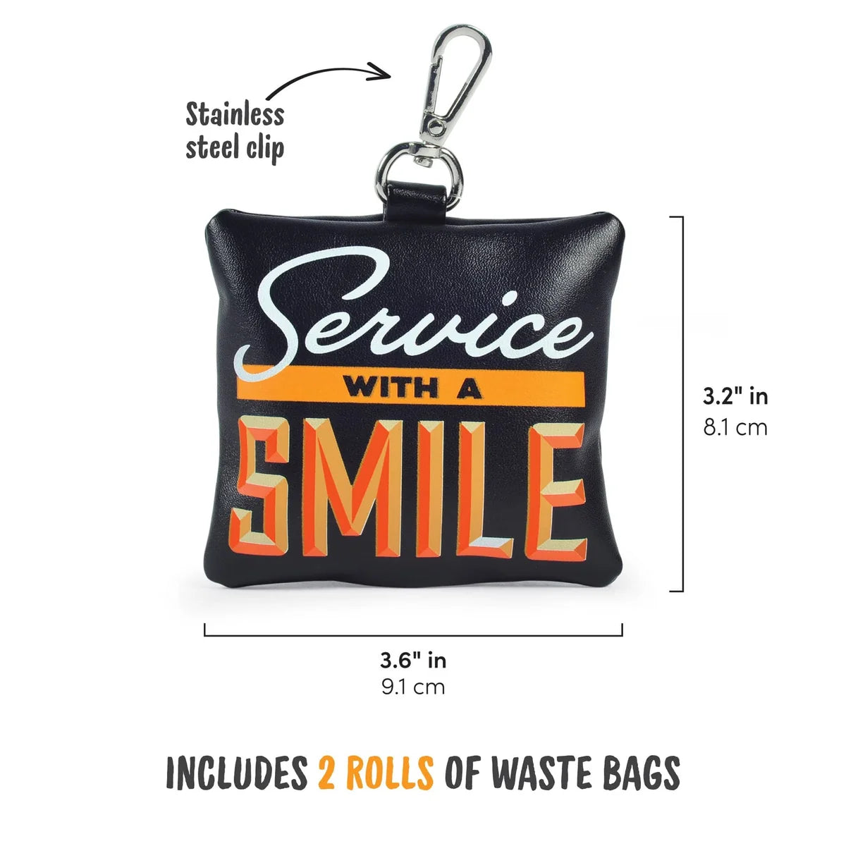 Service With A Smile Poop Bag Holder