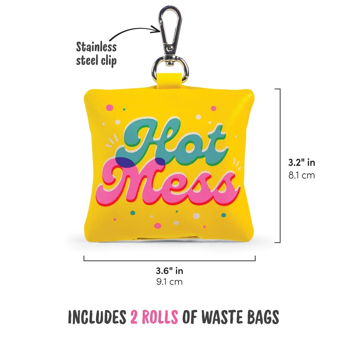 Hot Mess Poop Bag Holder