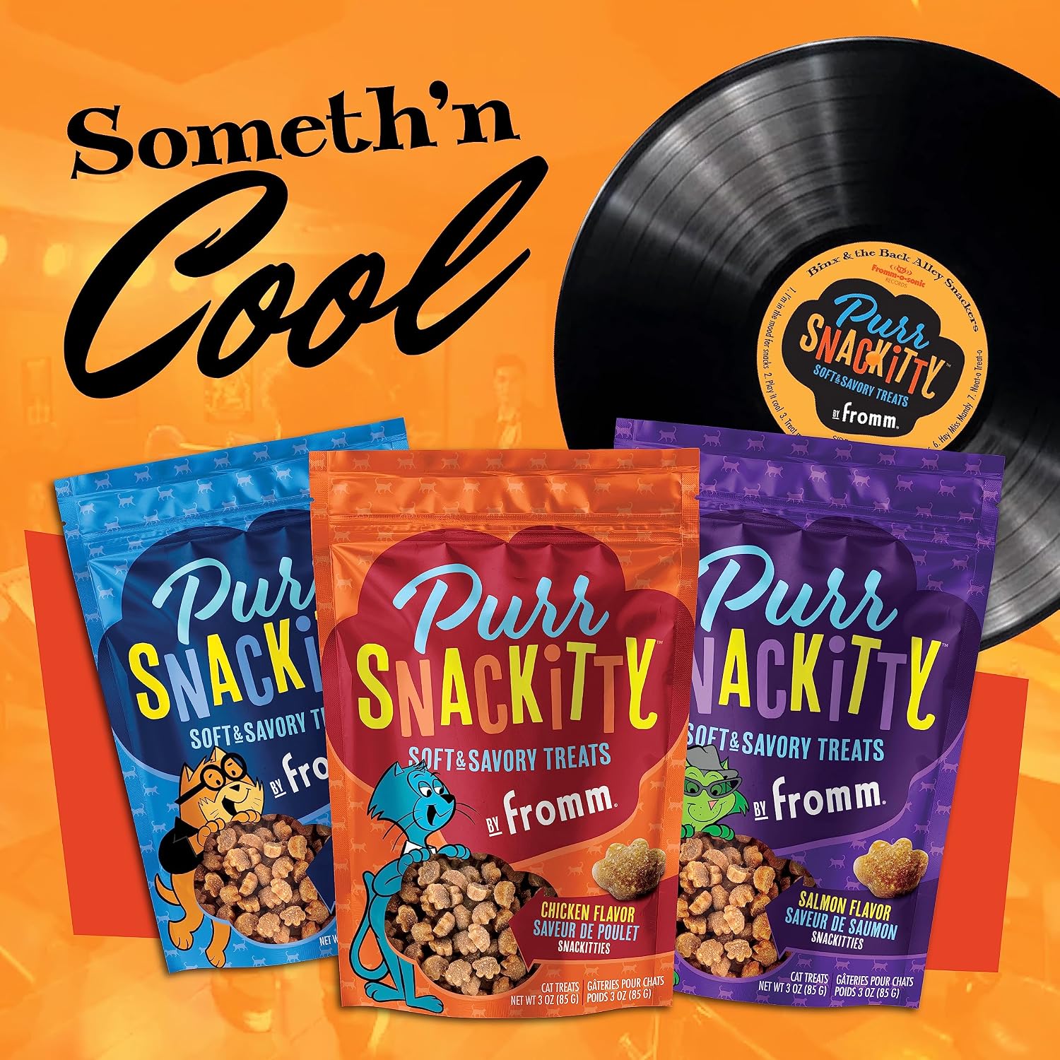 PurrSnackitty Chicken Flavor Snackitties Cat Treats 3oz