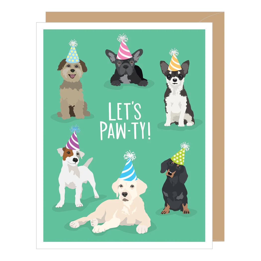 Let's Paw-ty Card