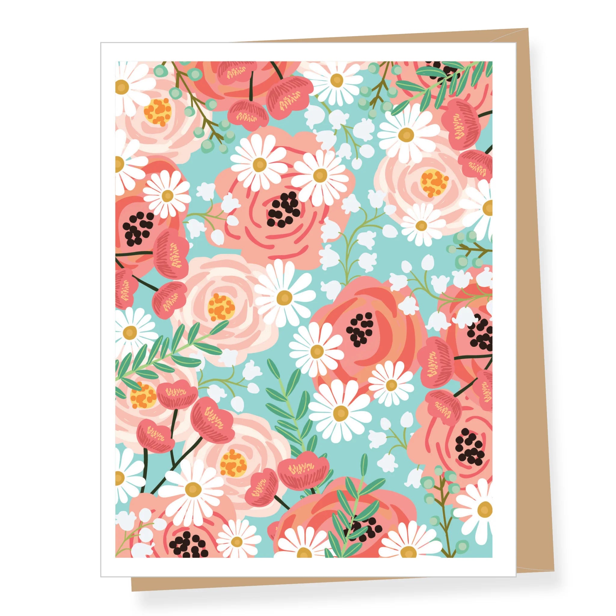 Floral Rose Blank