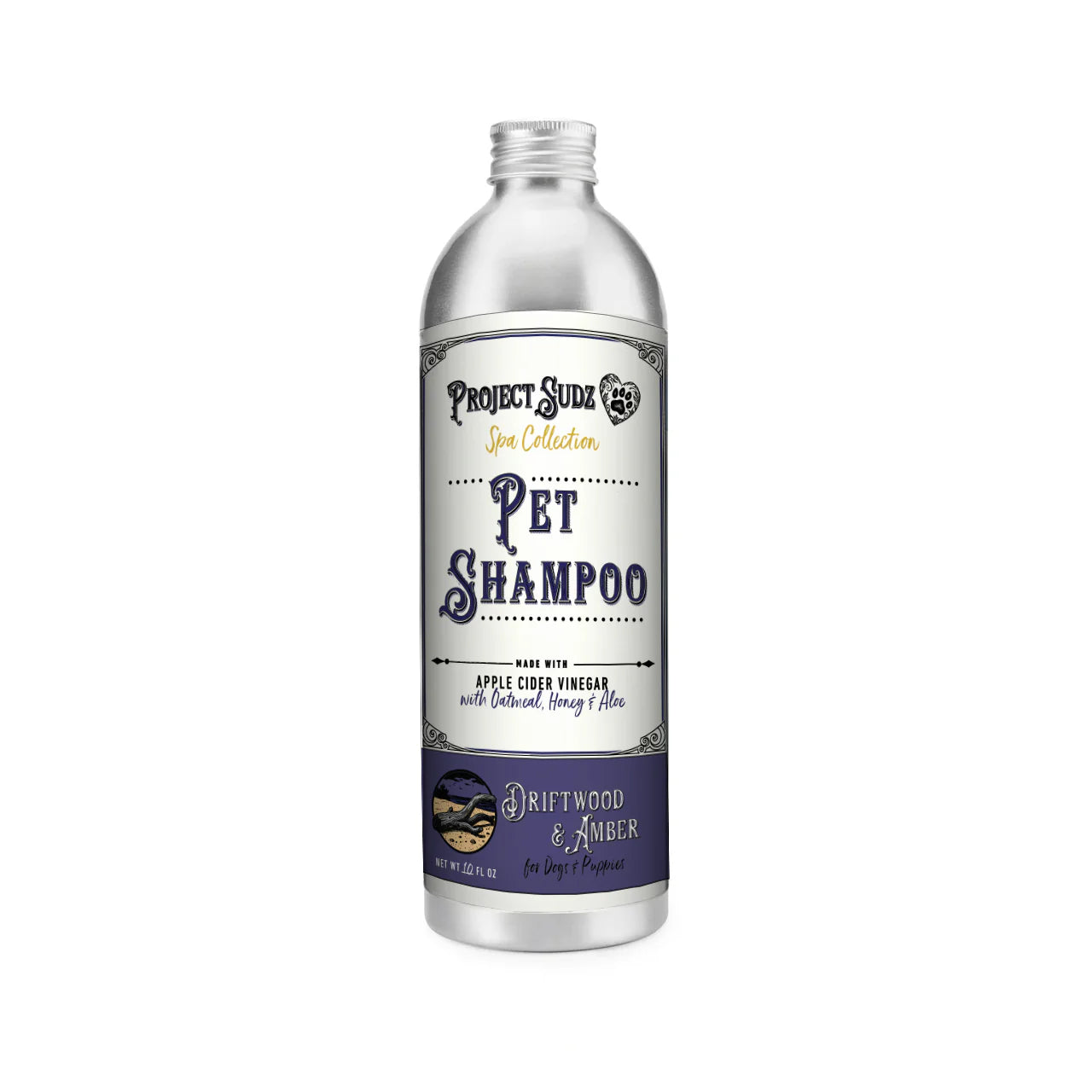 Project Sudz Driftwood & Amber Liquid Shampoo 10oz