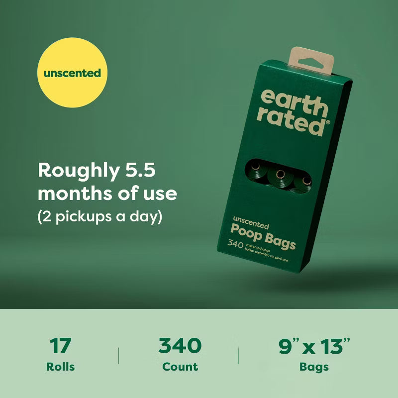 Earth Rated Unscented Poop Bags