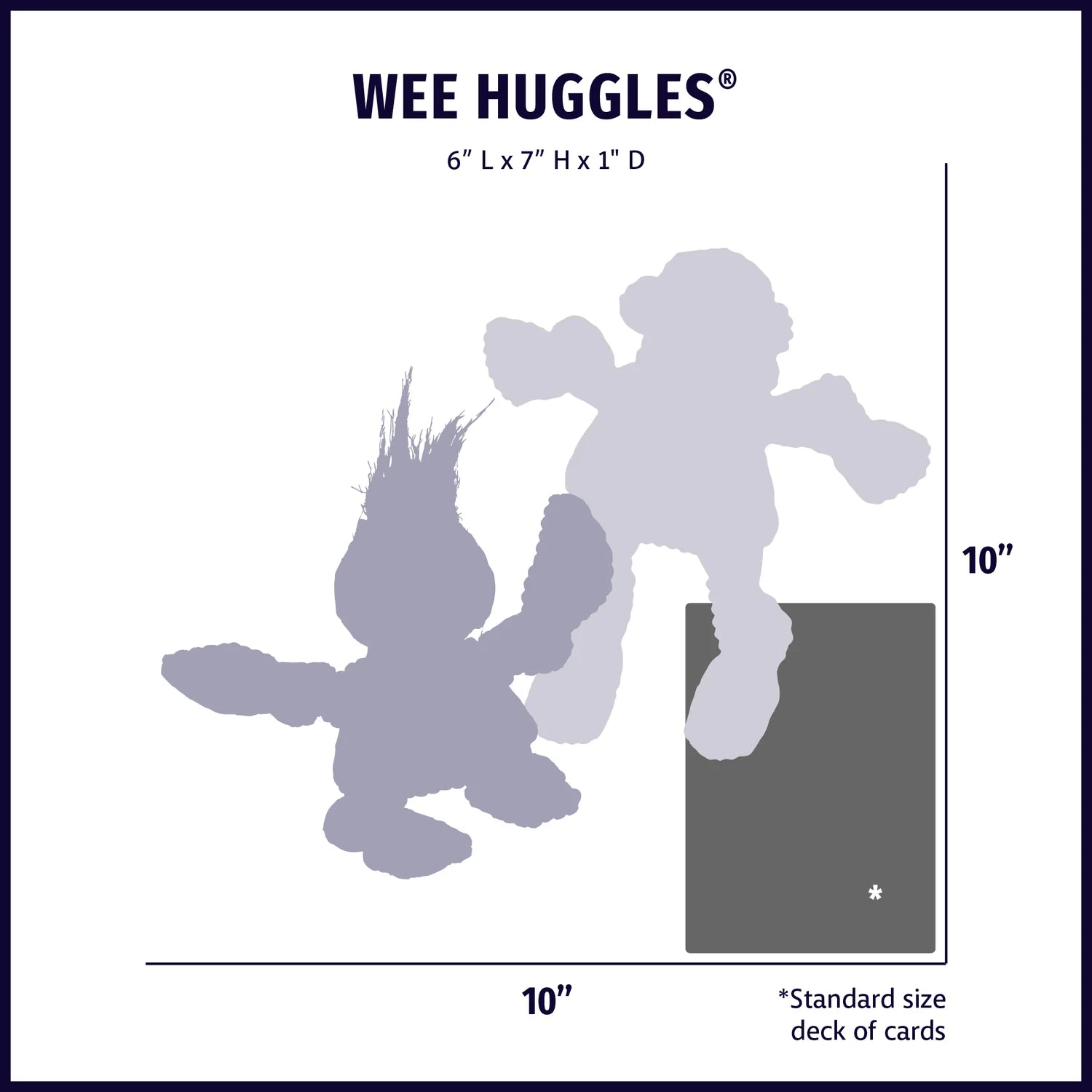 Wee Huggles® Assorted Plush Dog Toys