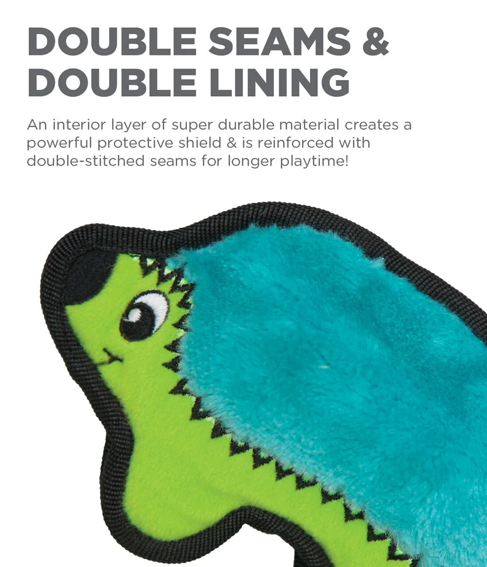 Outward Hound Durablez Tough Plush Dog Toy, Hedgehog, X-Small