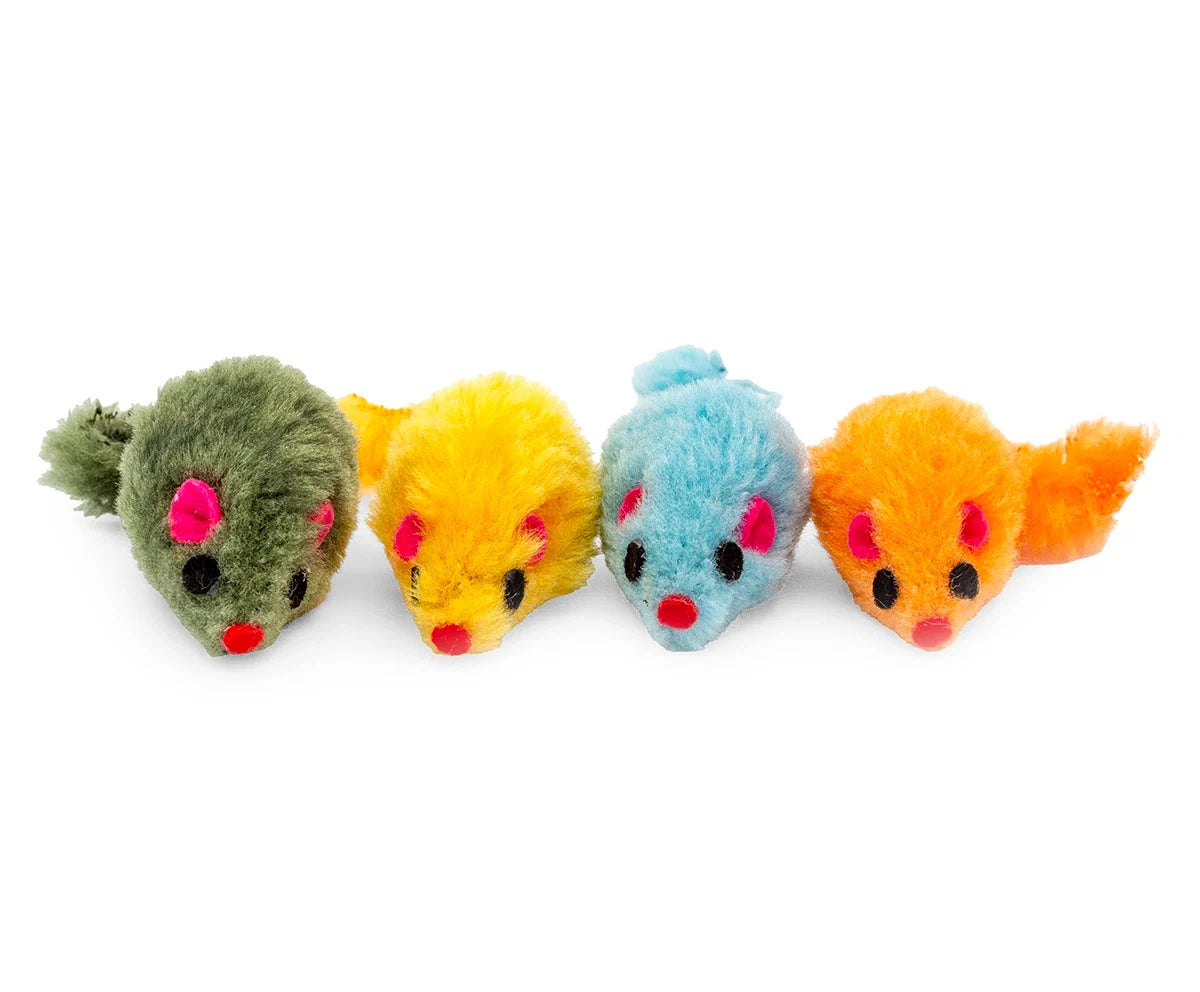 ThoozyPet Furry Mice 4.25"