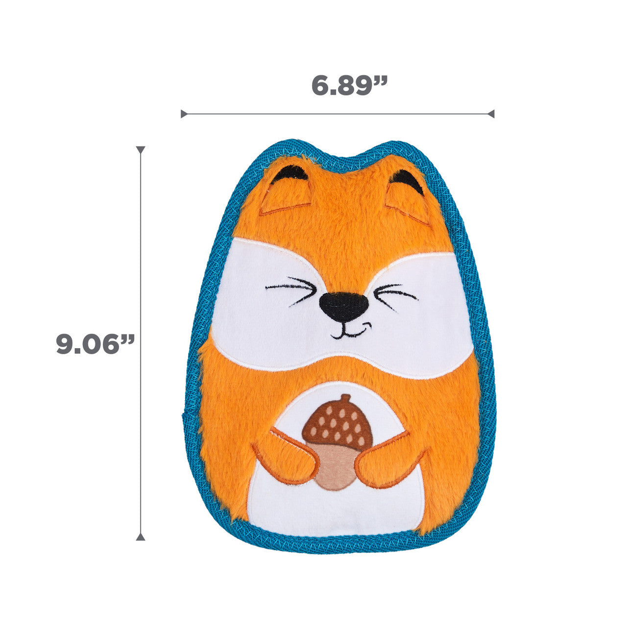 Tough Skinz Durable Fox Dog Toy - Medium