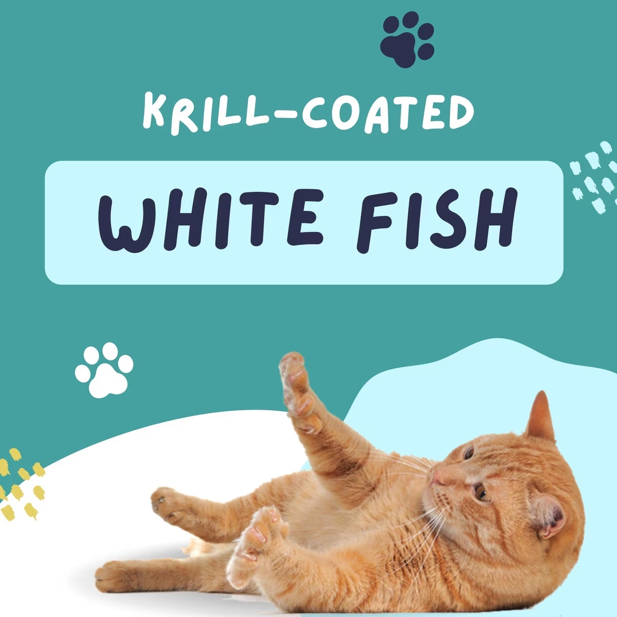 Surf Kitty Kitty Coated White Fish Grain-Free Freeze-Dried Cat Treats, 0.6-oz bag