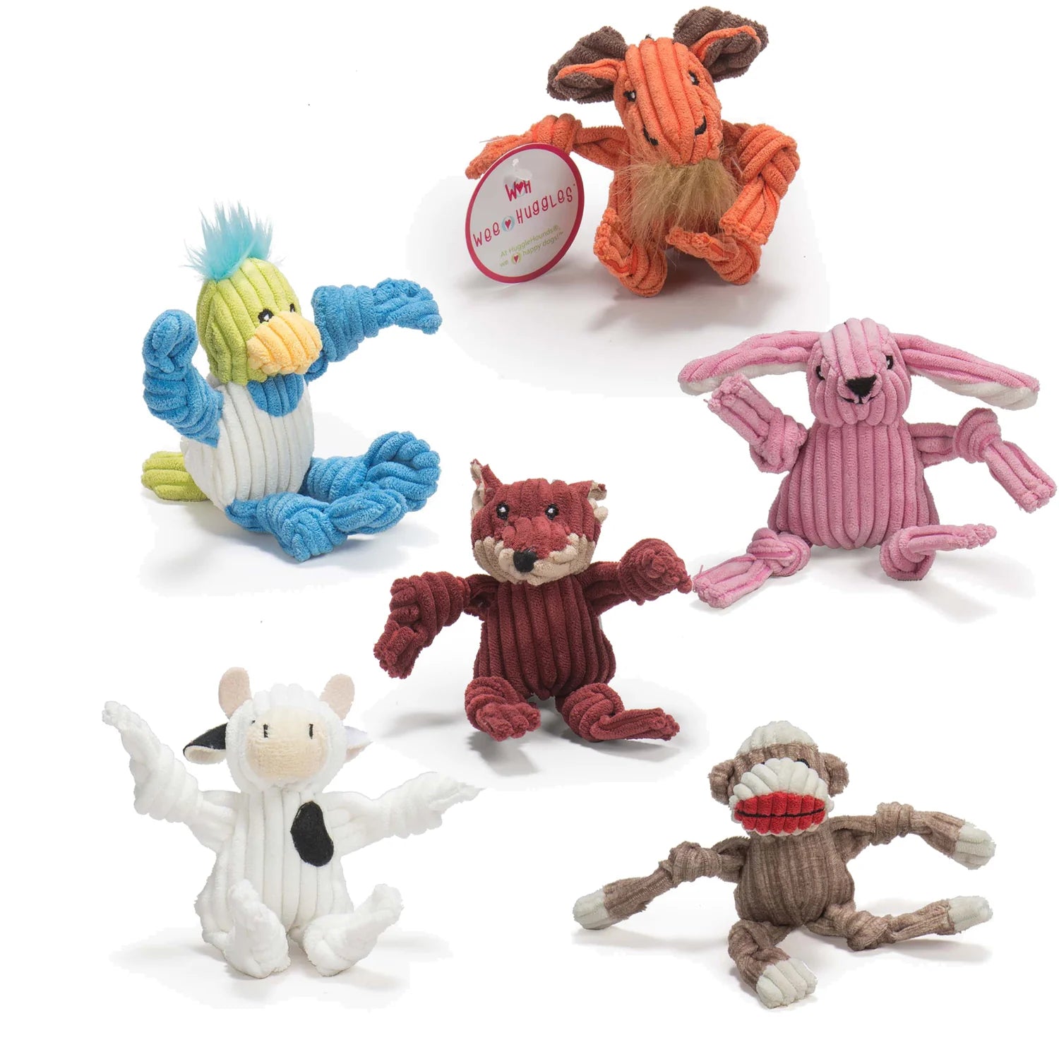 Wee Huggles® Assorted Plush Dog Toys