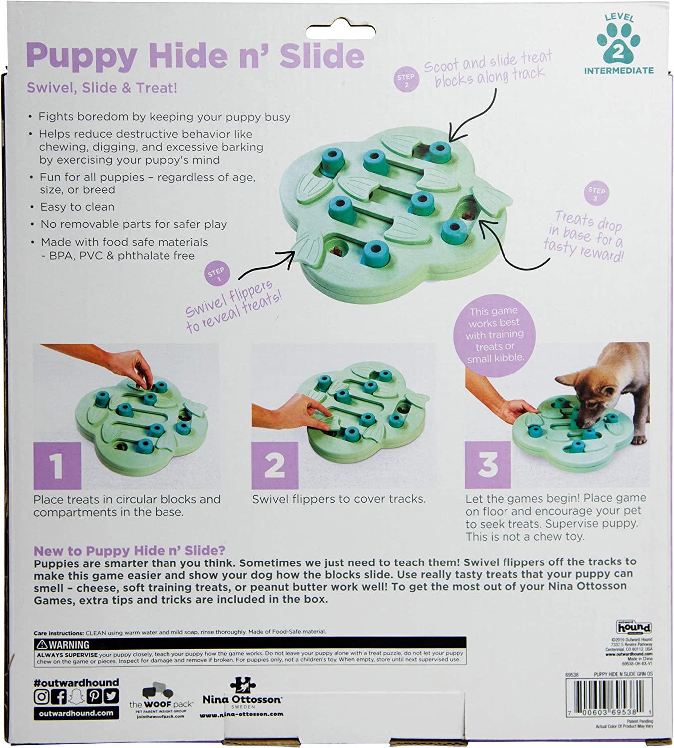 Outward Hound Puppy Hide N' Slide